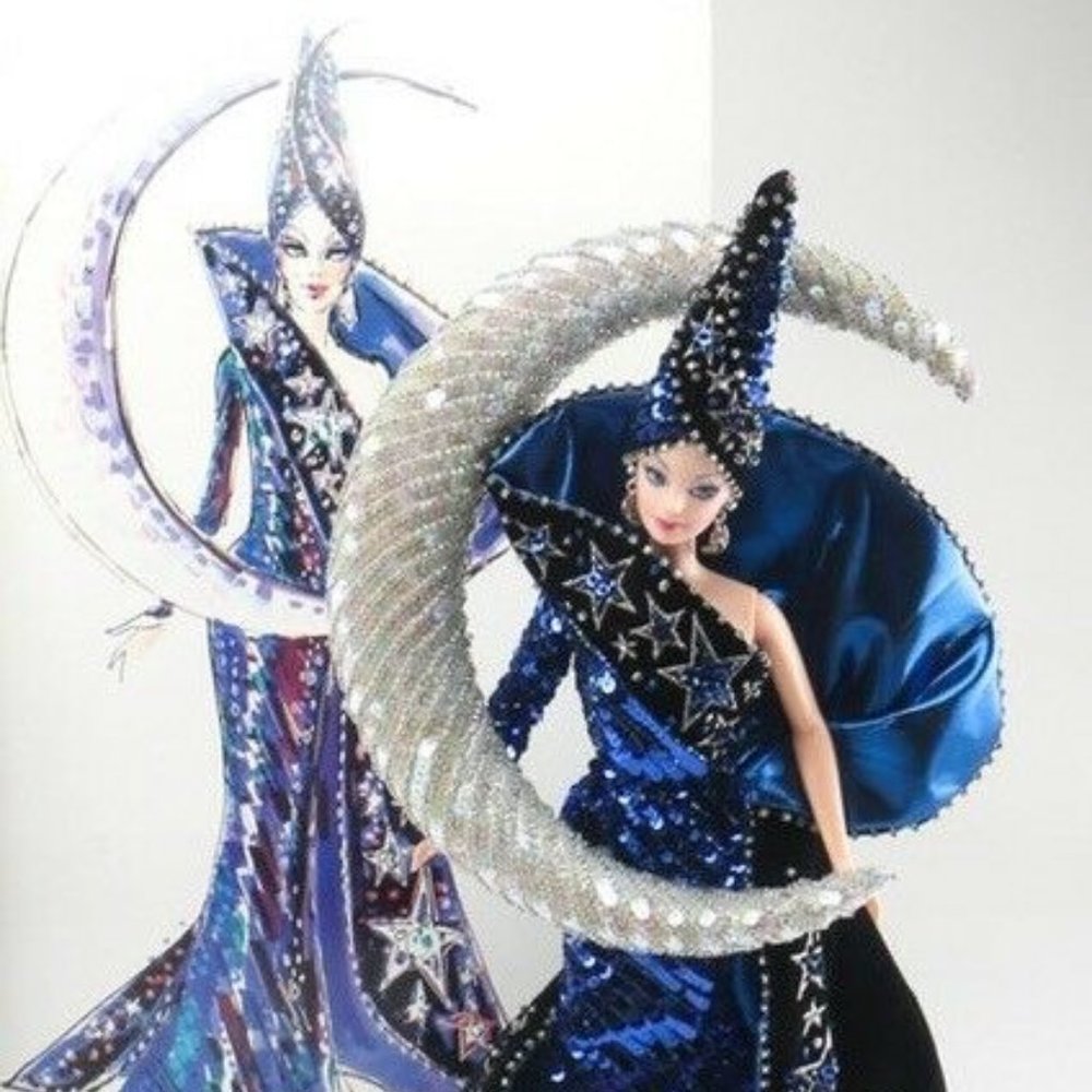 brand new in box Barbie MOON GODDESS Doll by Bob Mackie ( NRFB ) - Picture 8 of 8